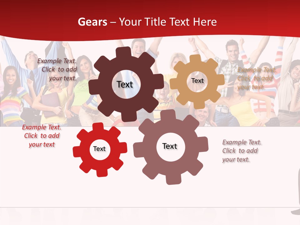 Crowd Euphoria Celebration PowerPoint Template