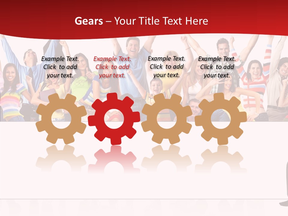 Crowd Euphoria Celebration PowerPoint Template