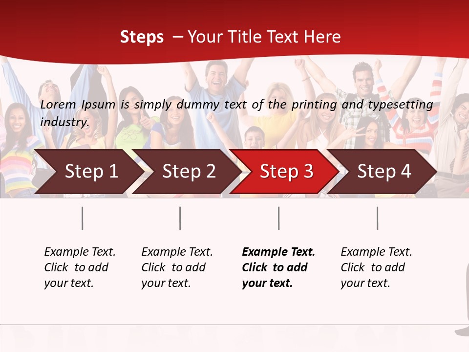Crowd Euphoria Celebration PowerPoint Template