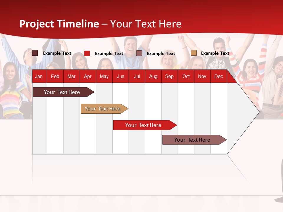 Crowd Euphoria Celebration PowerPoint Template