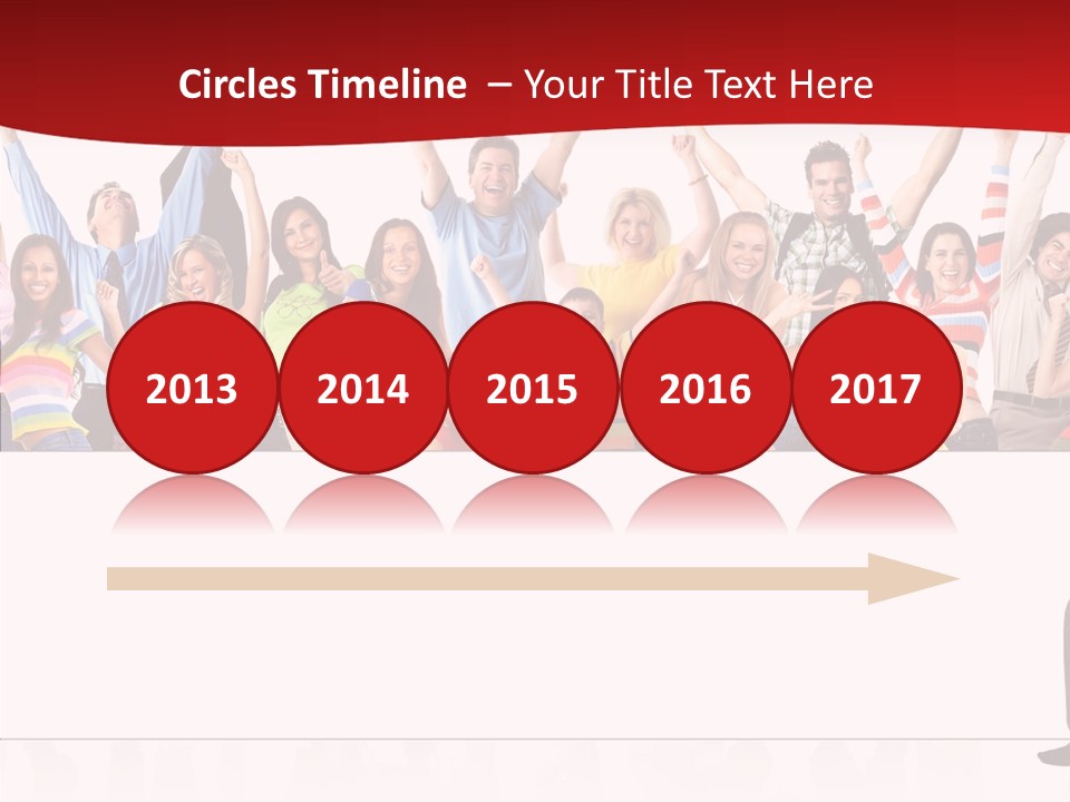 Crowd Euphoria Celebration PowerPoint Template