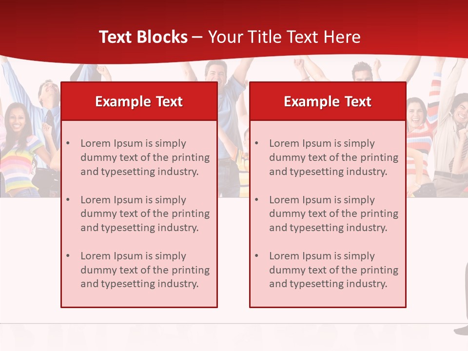 Crowd Euphoria Celebration PowerPoint Template