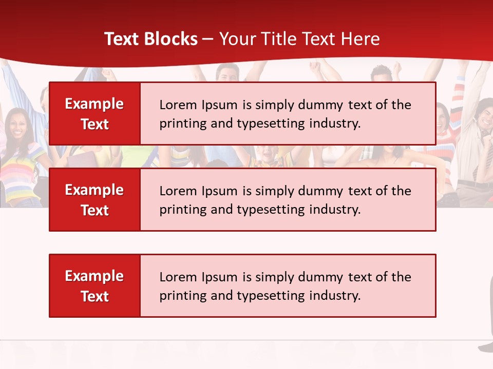 Crowd Euphoria Celebration PowerPoint Template