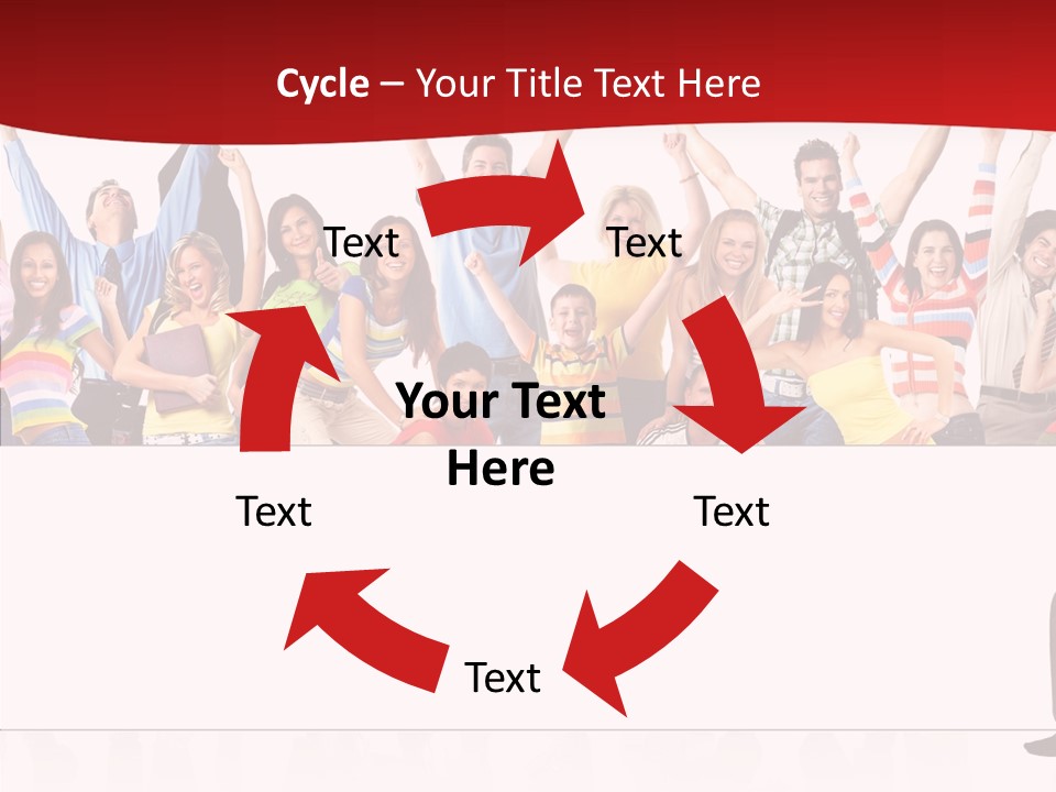 Crowd Euphoria Celebration PowerPoint Template