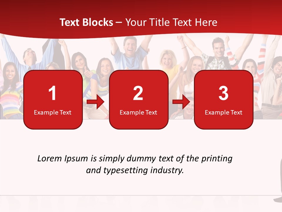 Crowd Euphoria Celebration PowerPoint Template