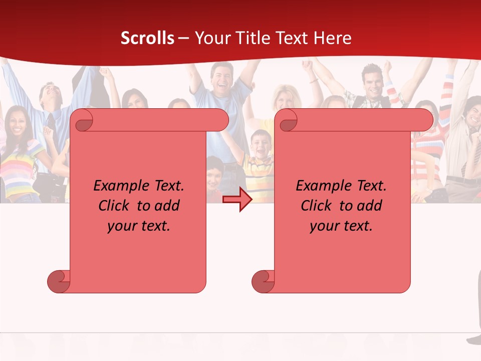 Crowd Euphoria Celebration PowerPoint Template