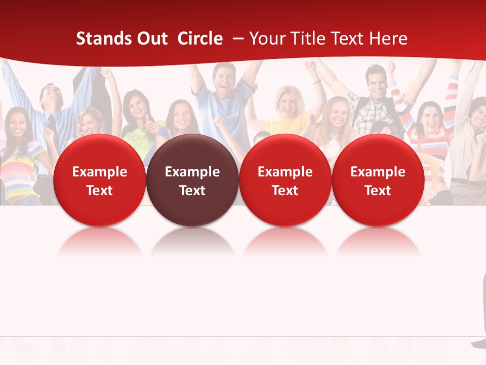 Crowd Euphoria Celebration PowerPoint Template