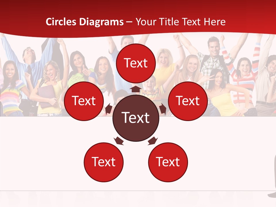 Crowd Euphoria Celebration PowerPoint Template