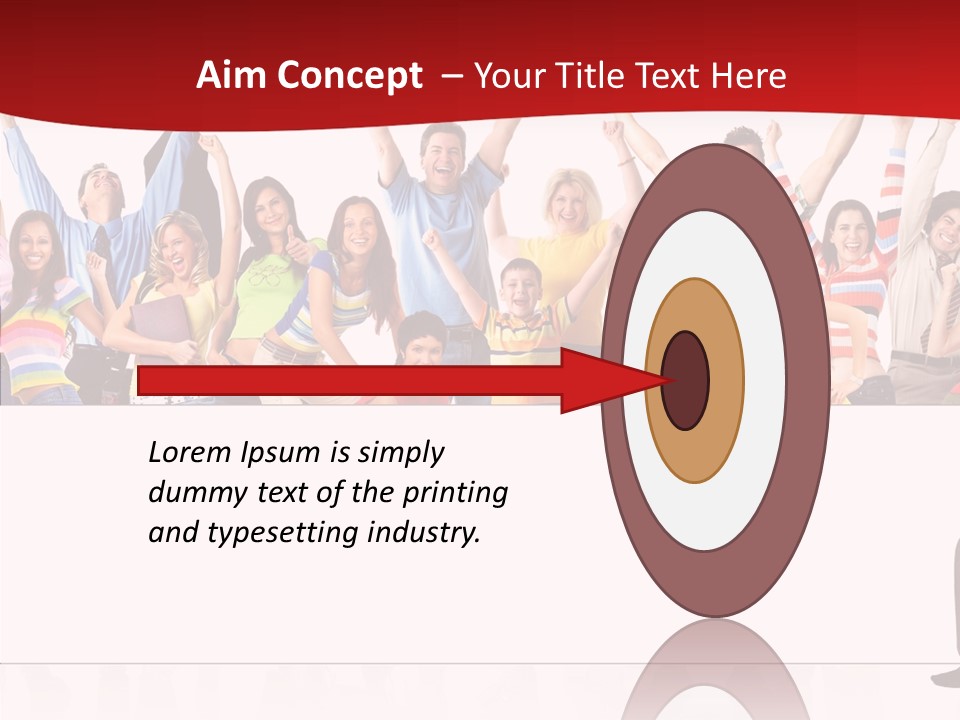 Crowd Euphoria Celebration PowerPoint Template