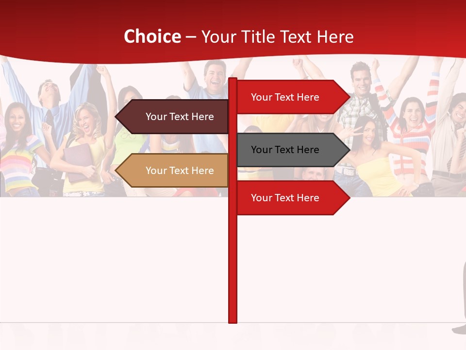 Crowd Euphoria Celebration PowerPoint Template