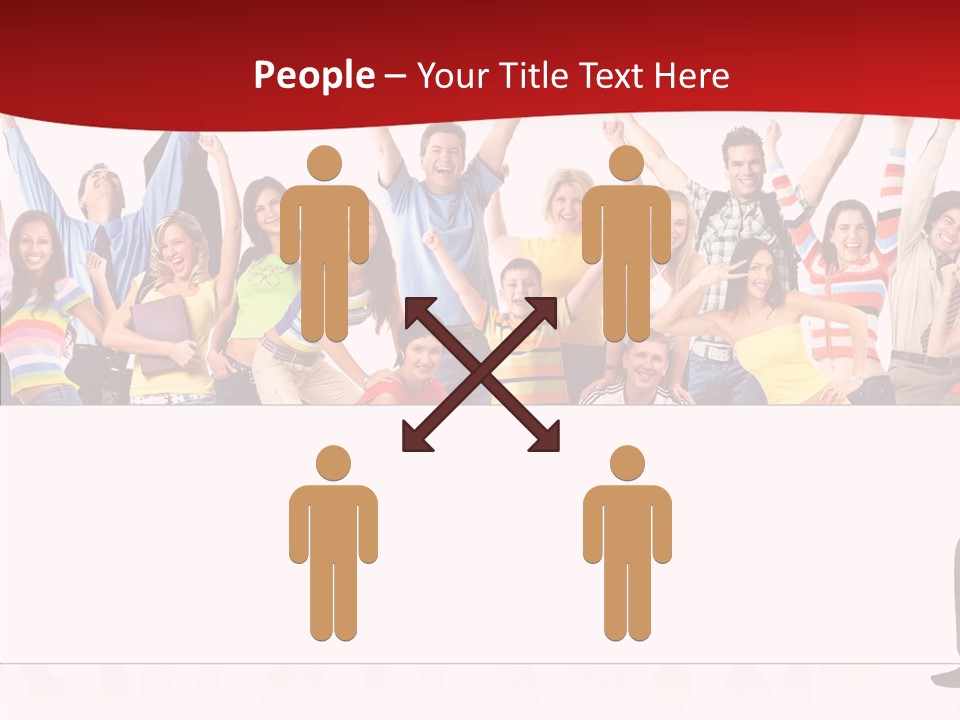 Crowd Euphoria Celebration PowerPoint Template