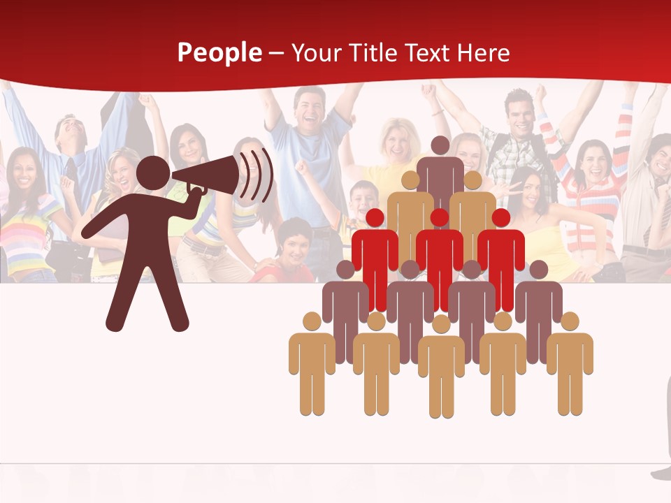 Crowd Euphoria Celebration PowerPoint Template