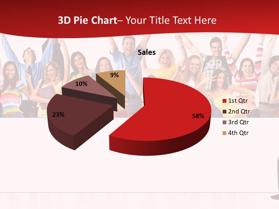 Crowd Euphoria Celebration PowerPoint Template