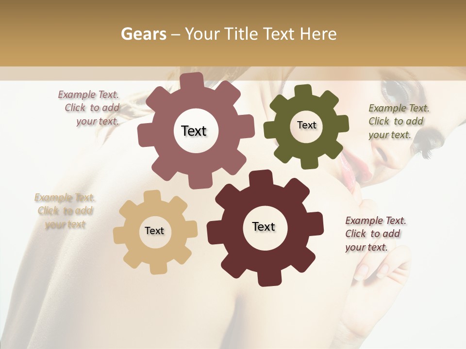 Females Life Lips PowerPoint Template