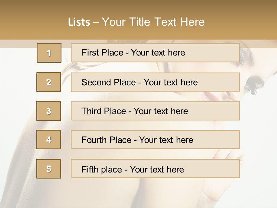 Females Life Lips PowerPoint Template