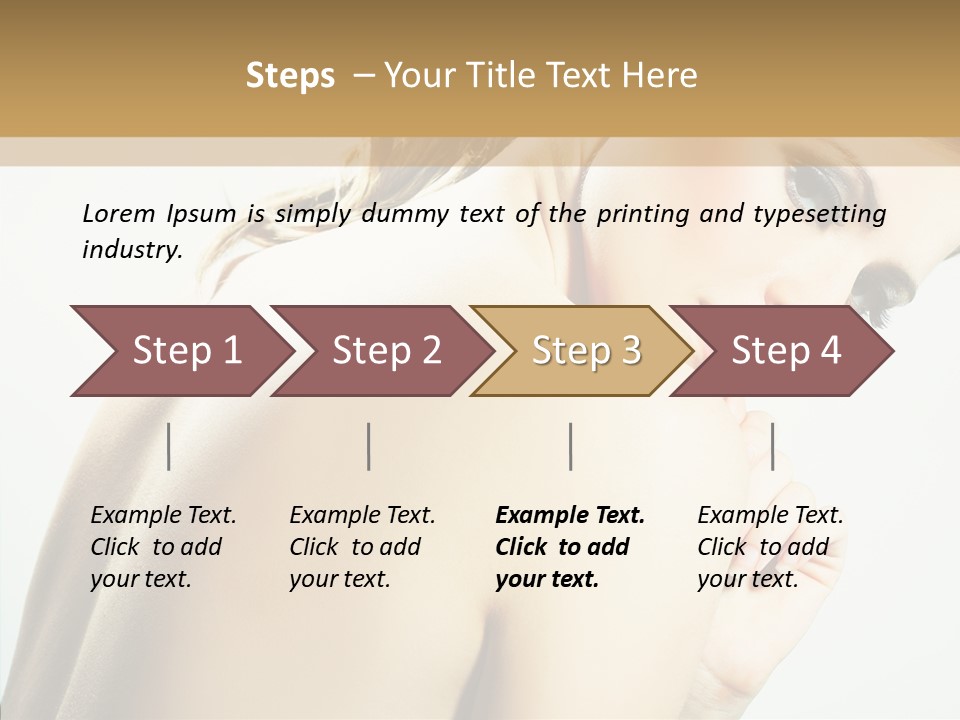 Females Life Lips PowerPoint Template