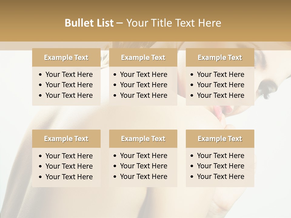 Females Life Lips PowerPoint Template