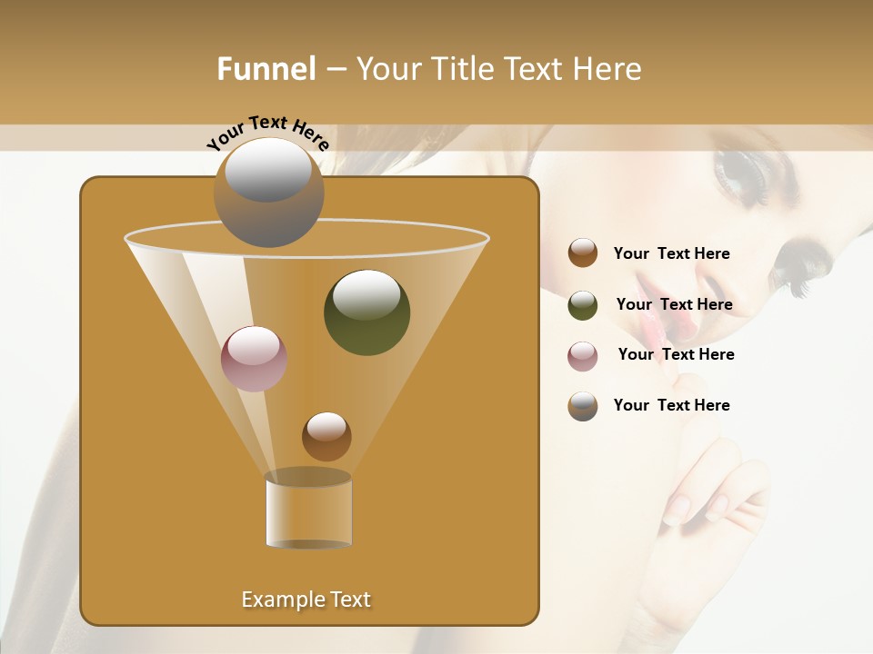 Females Life Lips PowerPoint Template