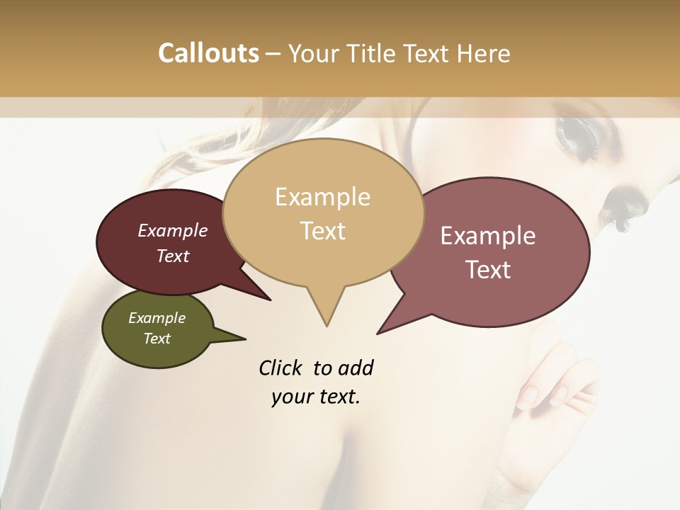 Females Life Lips PowerPoint Template