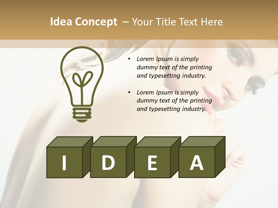 Females Life Lips PowerPoint Template