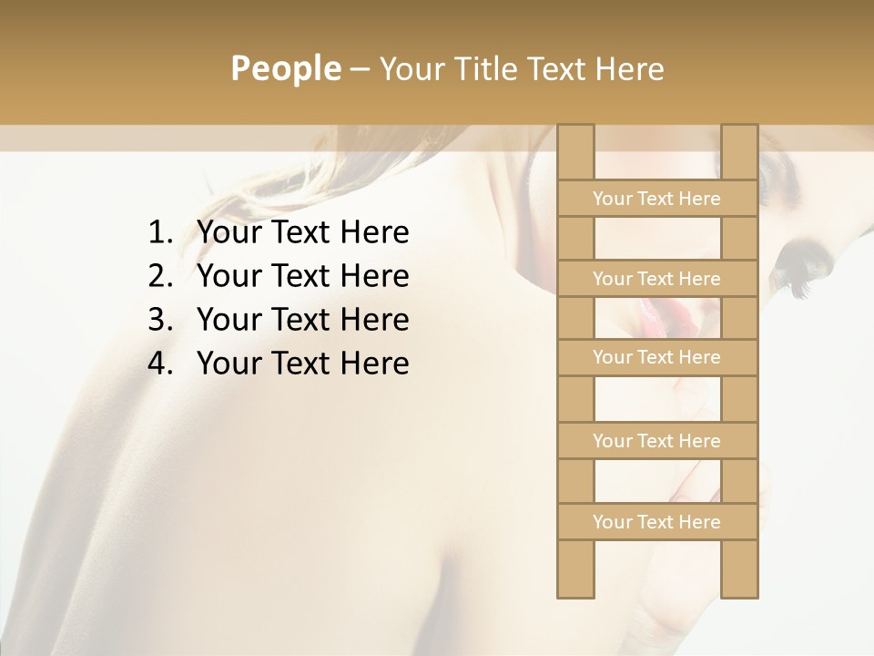 Females Life Lips PowerPoint Template