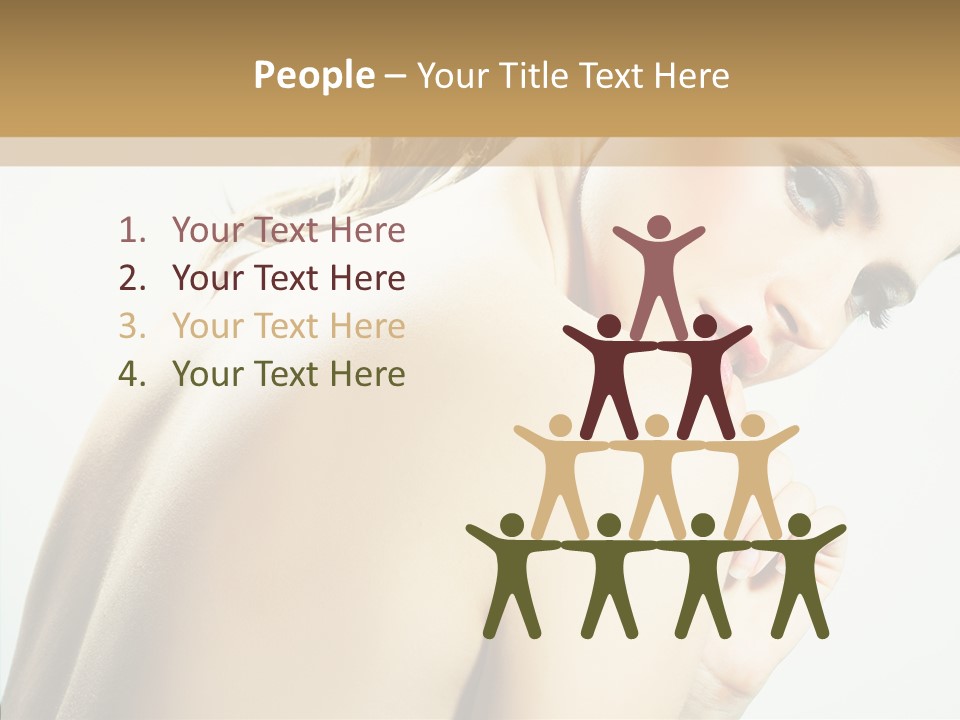 Females Life Lips PowerPoint Template