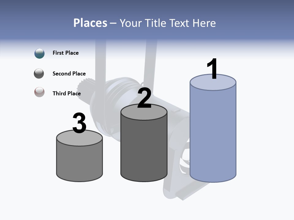 Clapboard Spot Night PowerPoint Template