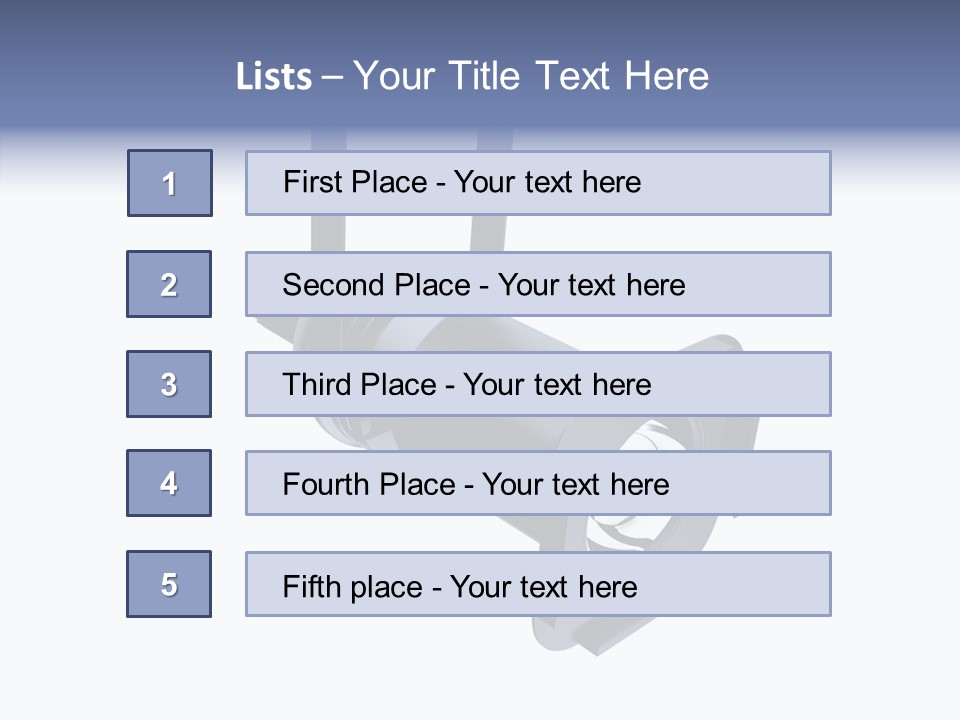 Clapboard Spot Night PowerPoint Template