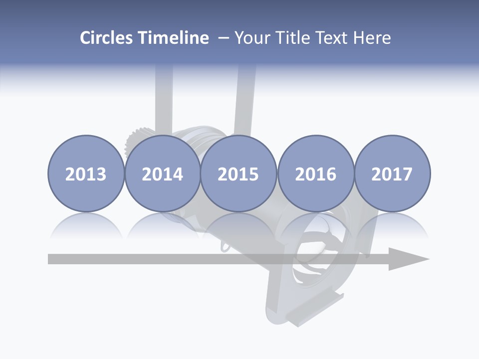 Clapboard Spot Night PowerPoint Template