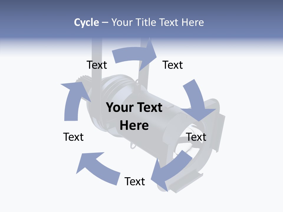 Clapboard Spot Night PowerPoint Template