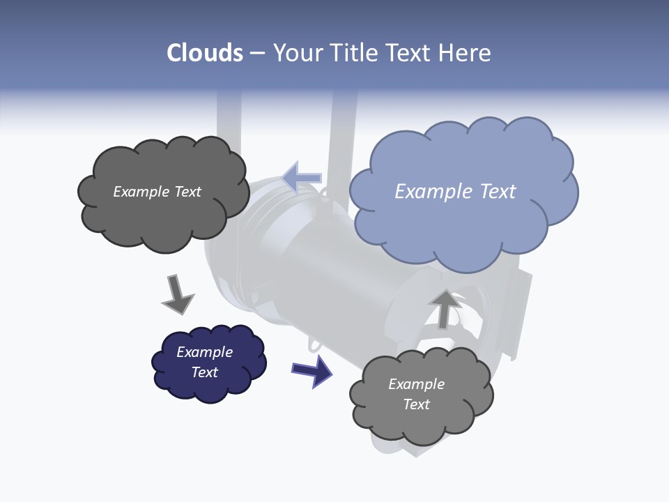 Clapboard Spot Night PowerPoint Template