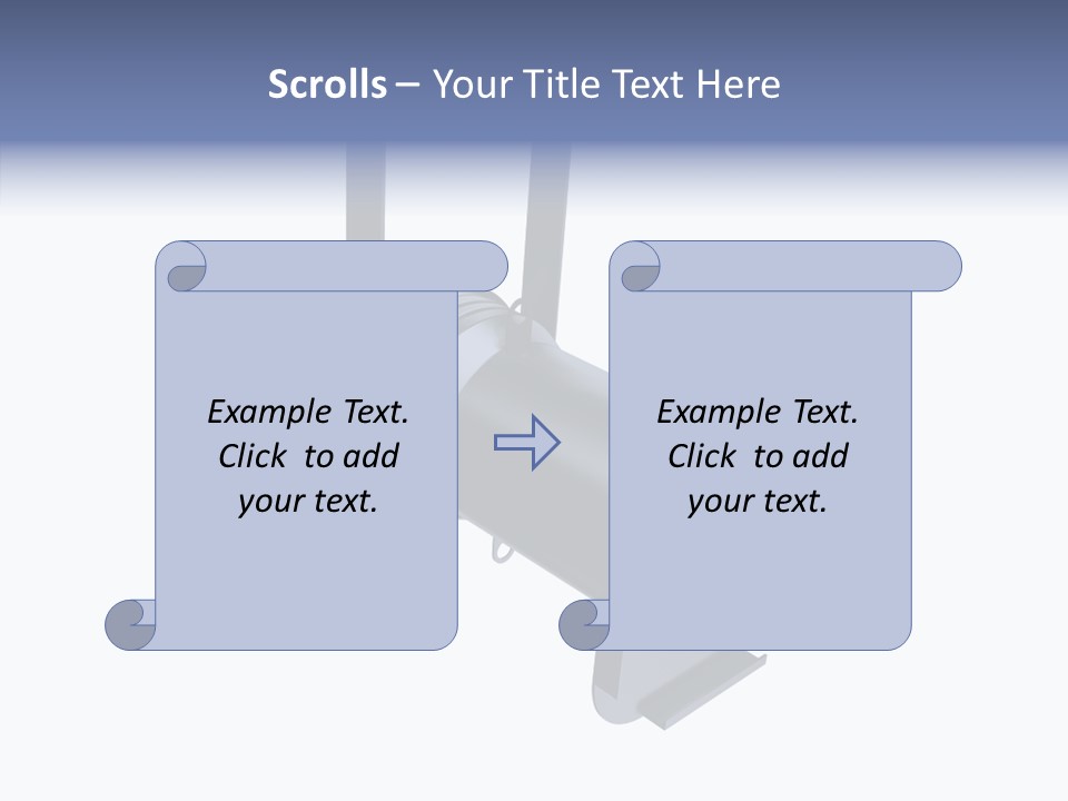 Clapboard Spot Night PowerPoint Template