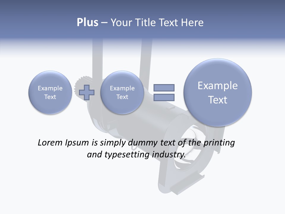 Clapboard Spot Night PowerPoint Template