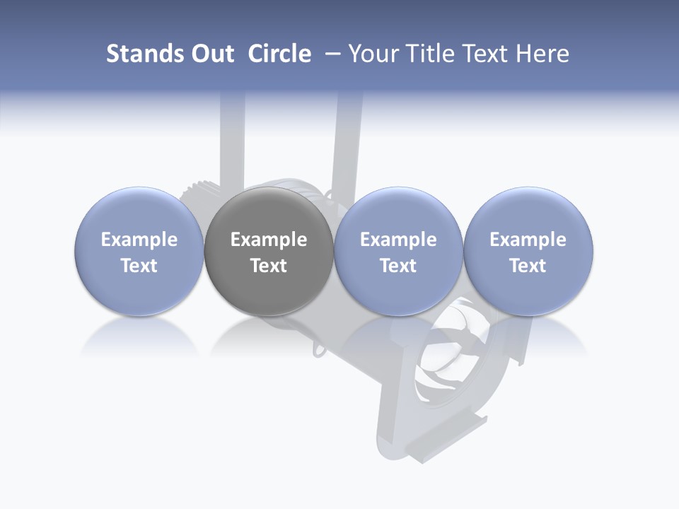 Clapboard Spot Night PowerPoint Template