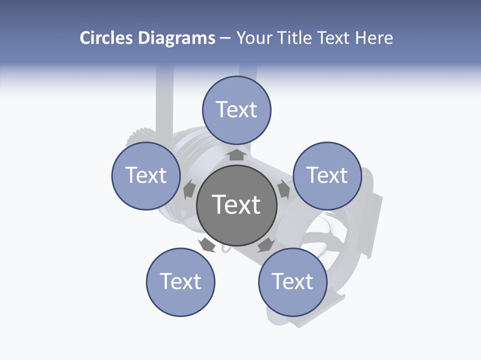 Clapboard Spot Night PowerPoint Template