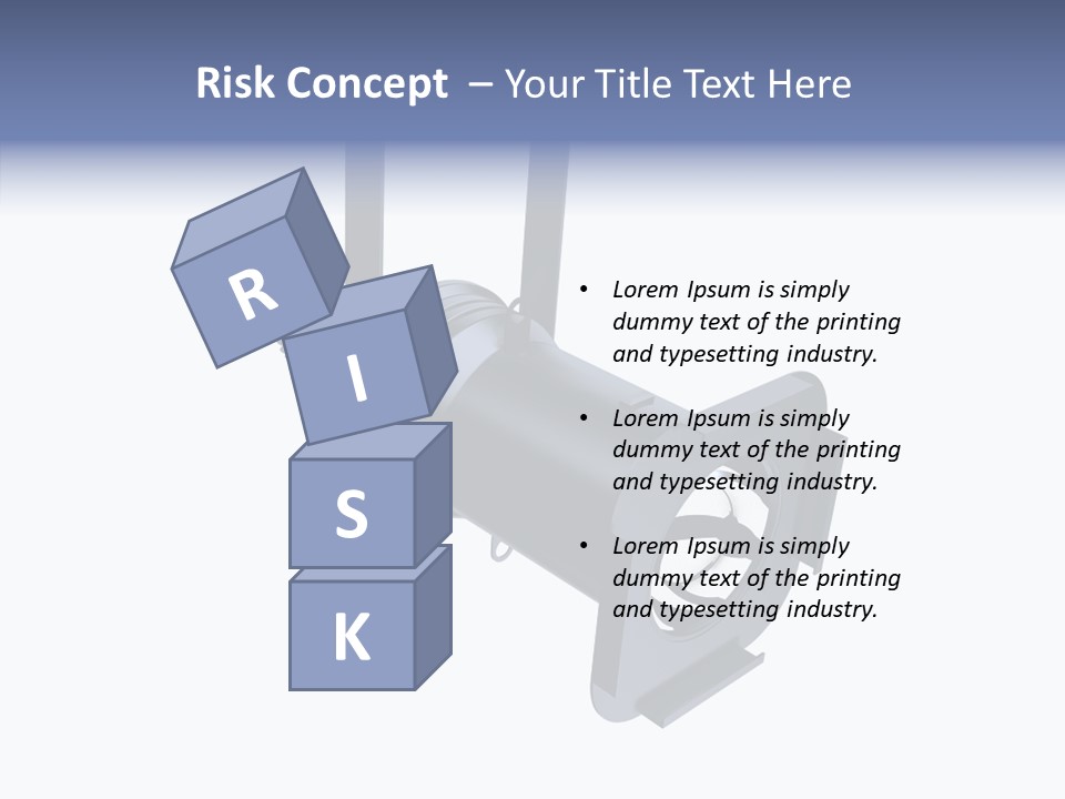 Clapboard Spot Night PowerPoint Template