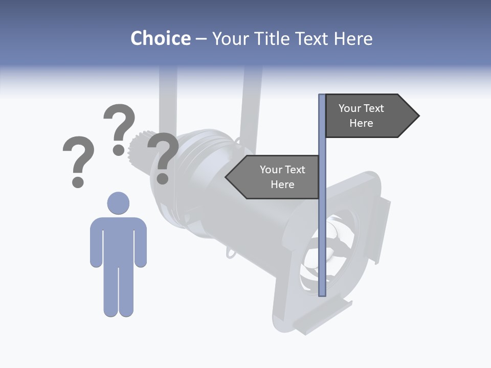 Clapboard Spot Night PowerPoint Template