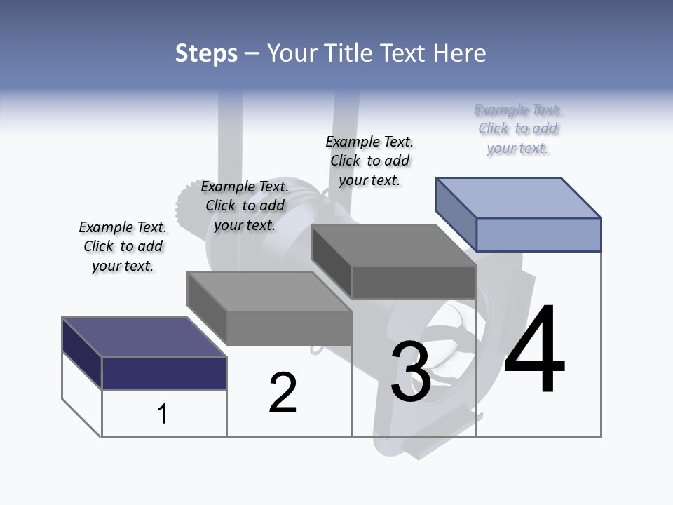 Clapboard Spot Night PowerPoint Template