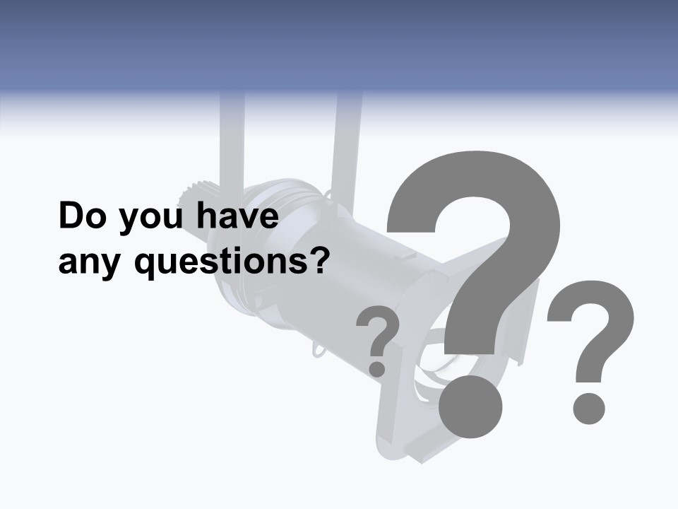 Clapboard Spot Night PowerPoint Template