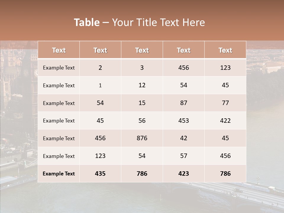 View Time City PowerPoint Template