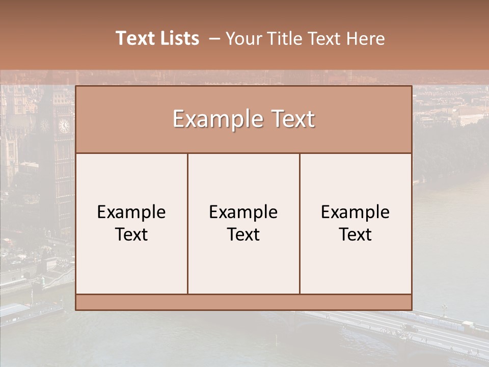 View Time City PowerPoint Template