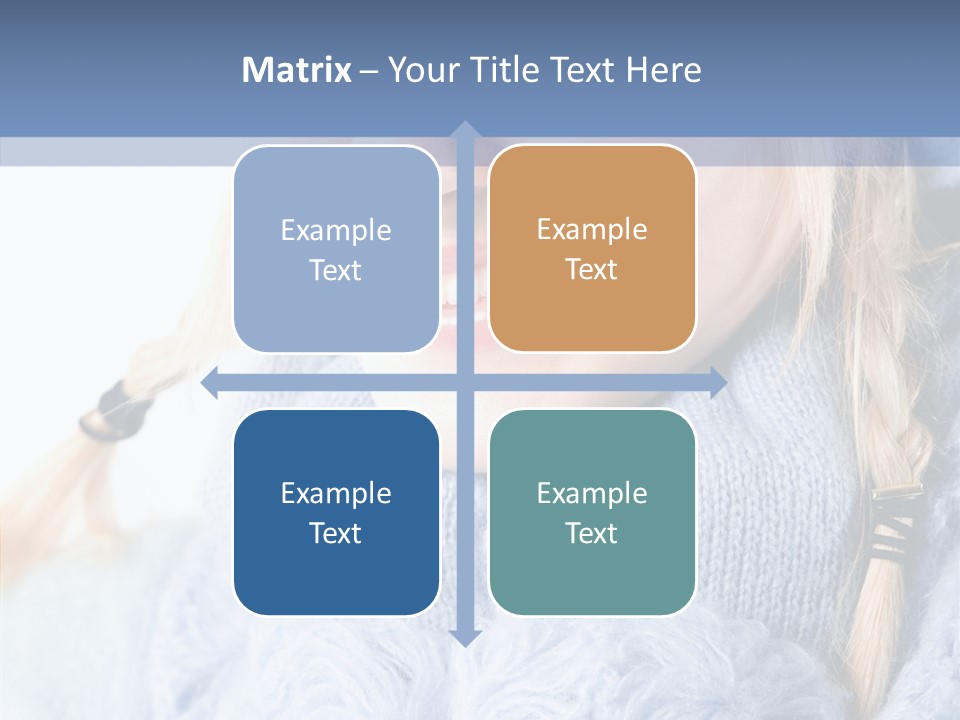 Headshot Fashion Isolated PowerPoint Template