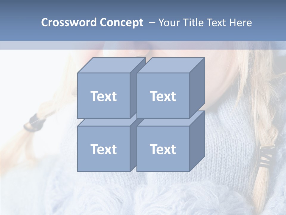 Headshot Fashion Isolated PowerPoint Template