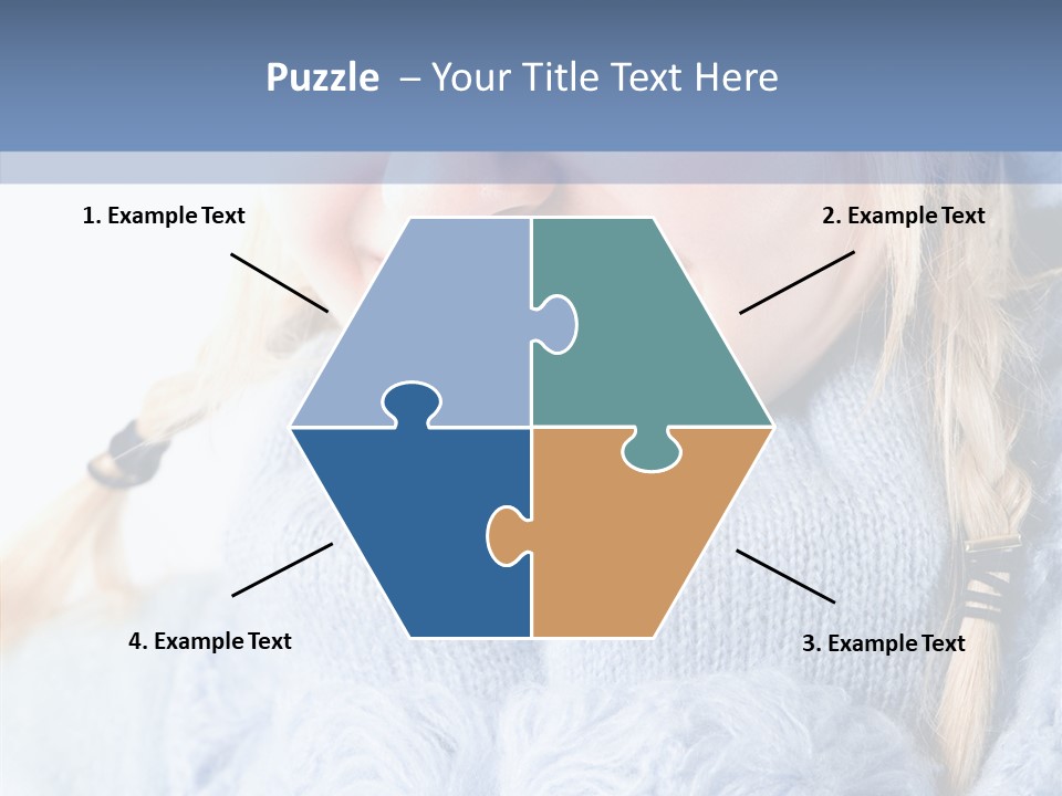 Headshot Fashion Isolated PowerPoint Template