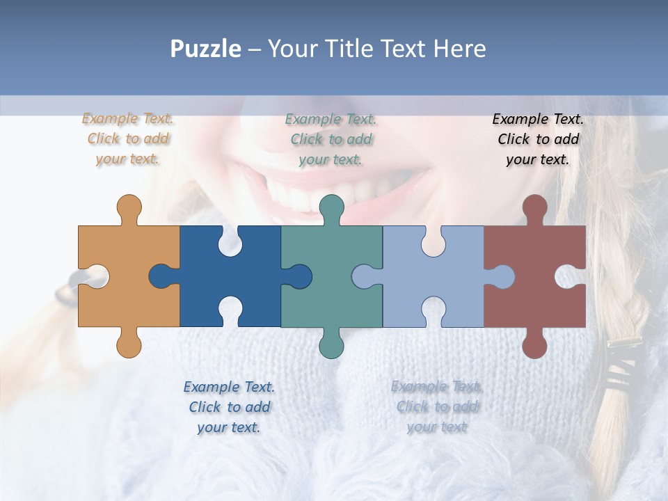 Headshot Fashion Isolated PowerPoint Template