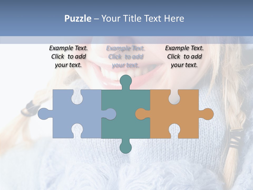 Headshot Fashion Isolated PowerPoint Template