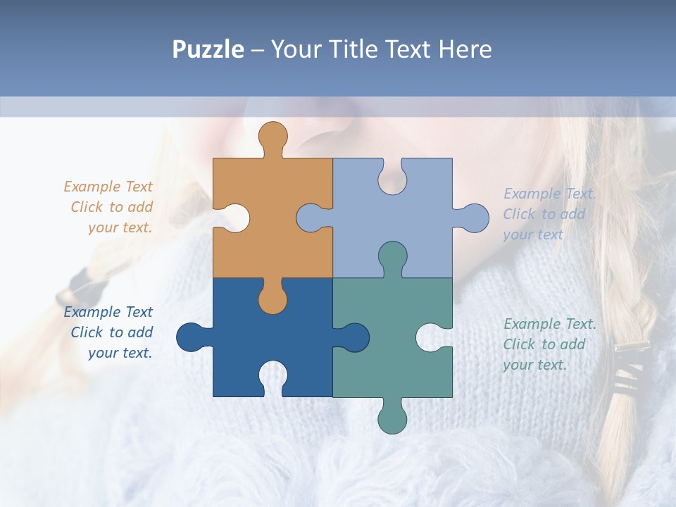 Headshot Fashion Isolated PowerPoint Template