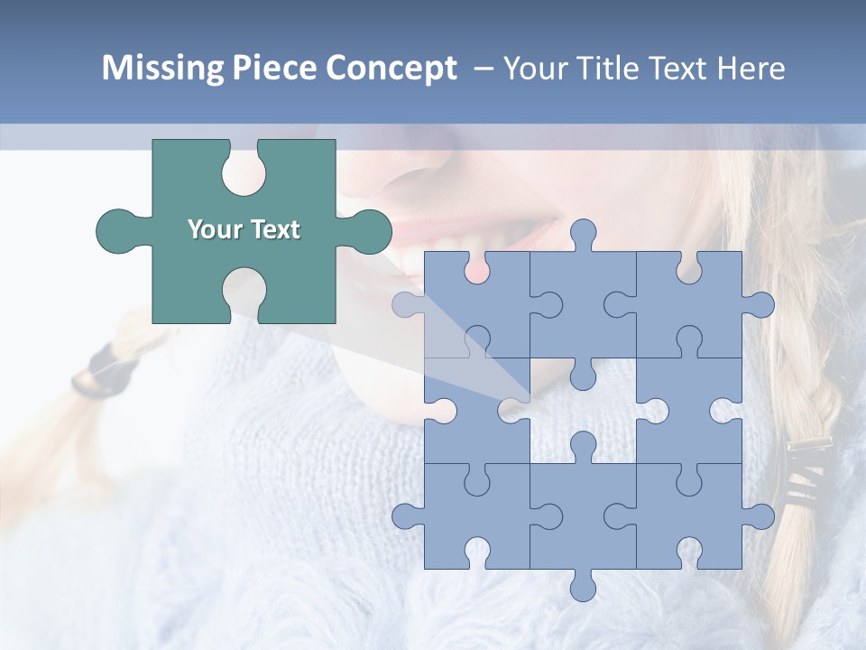 Headshot Fashion Isolated PowerPoint Template