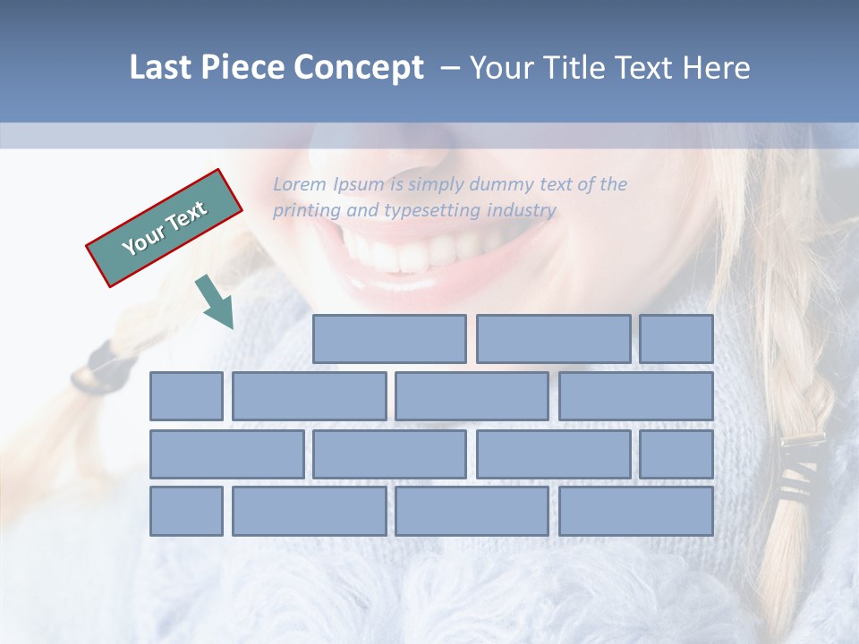 Headshot Fashion Isolated PowerPoint Template