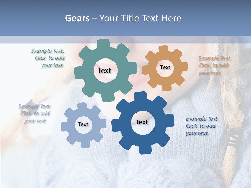 Headshot Fashion Isolated PowerPoint Template